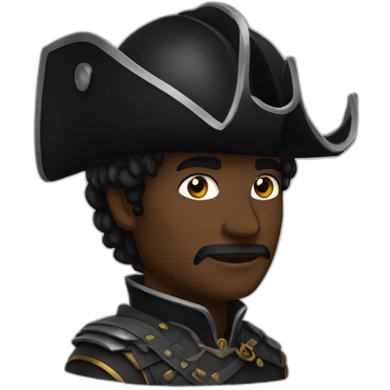 chevalier noire emoji