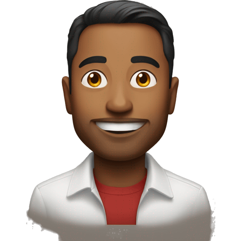 indian man with elon musk emoji