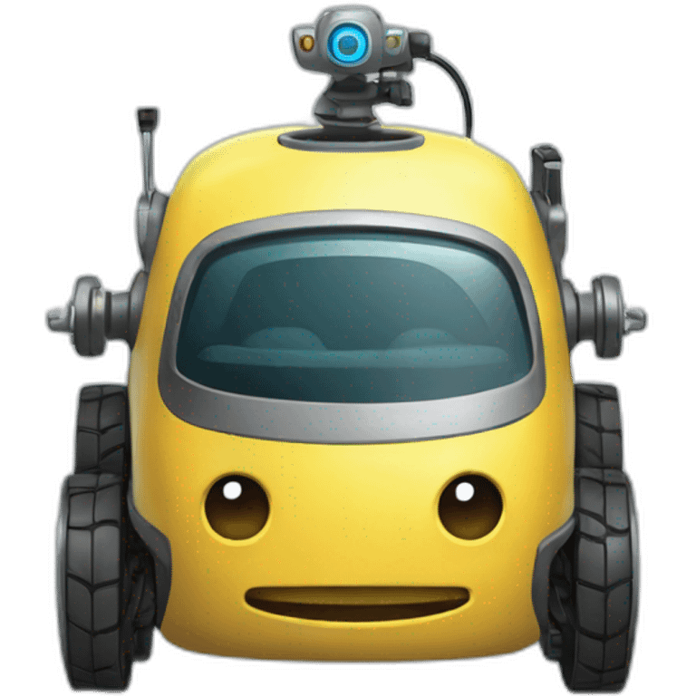 intelligent robot car emoji