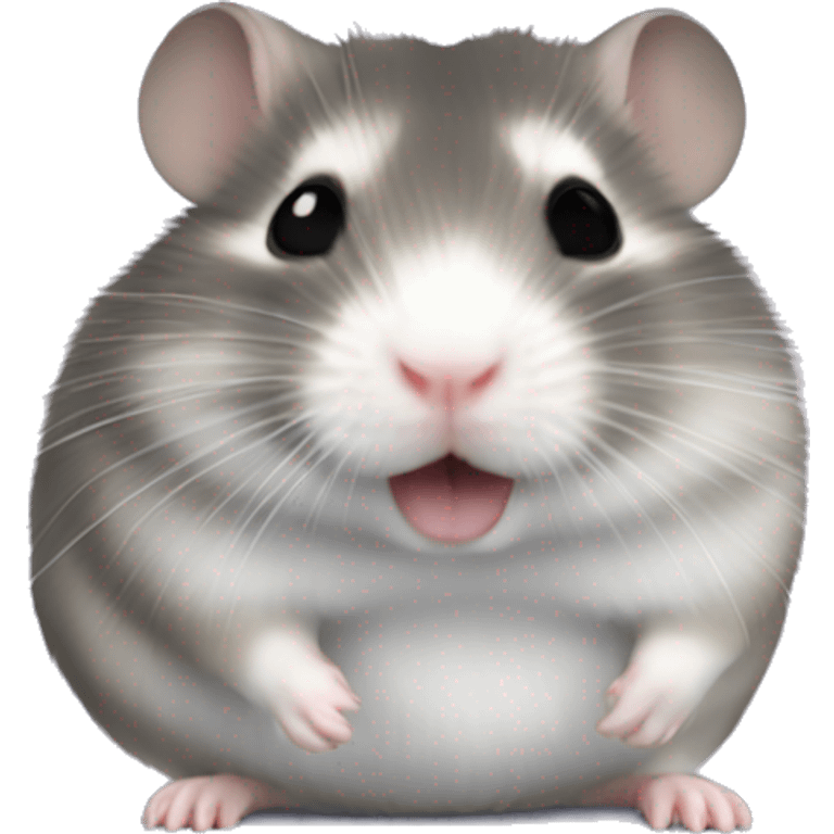 grey Russian dwarf hamster  emoji