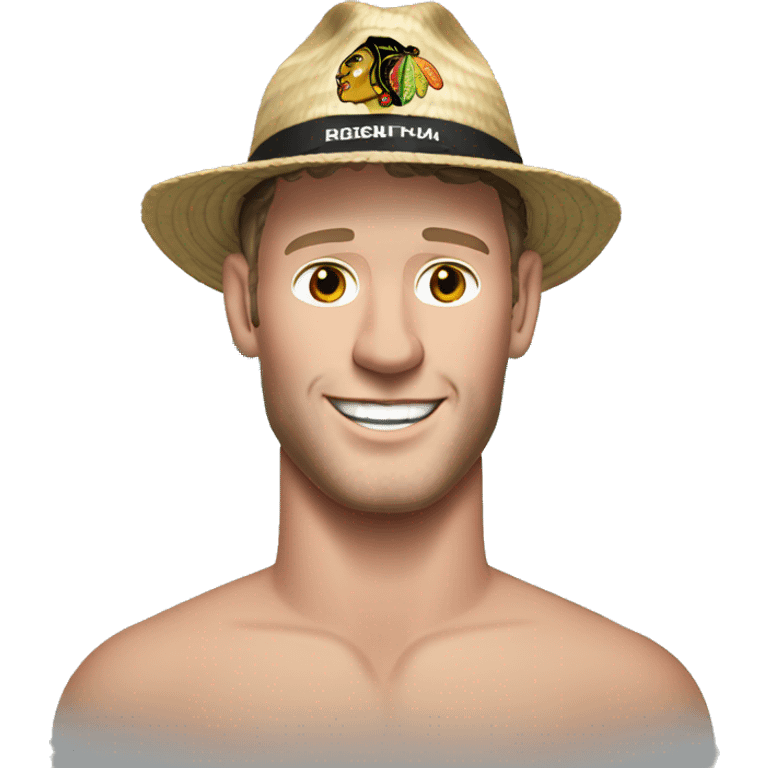 Jonathan Toews beach bum emoji