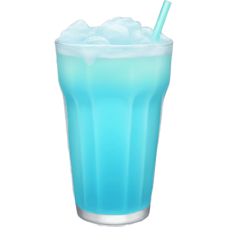 pastel blue drink emoji