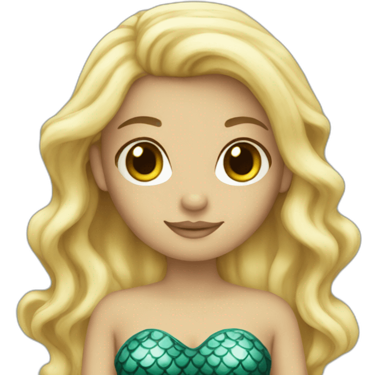 Blondie mermaid emoji