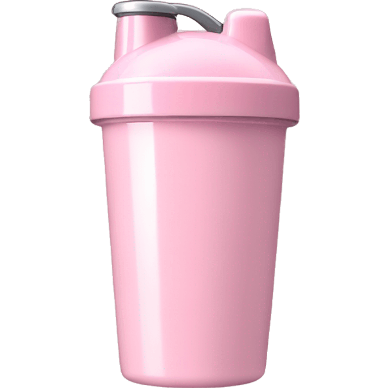 Light Pink protein shaker cup emoji