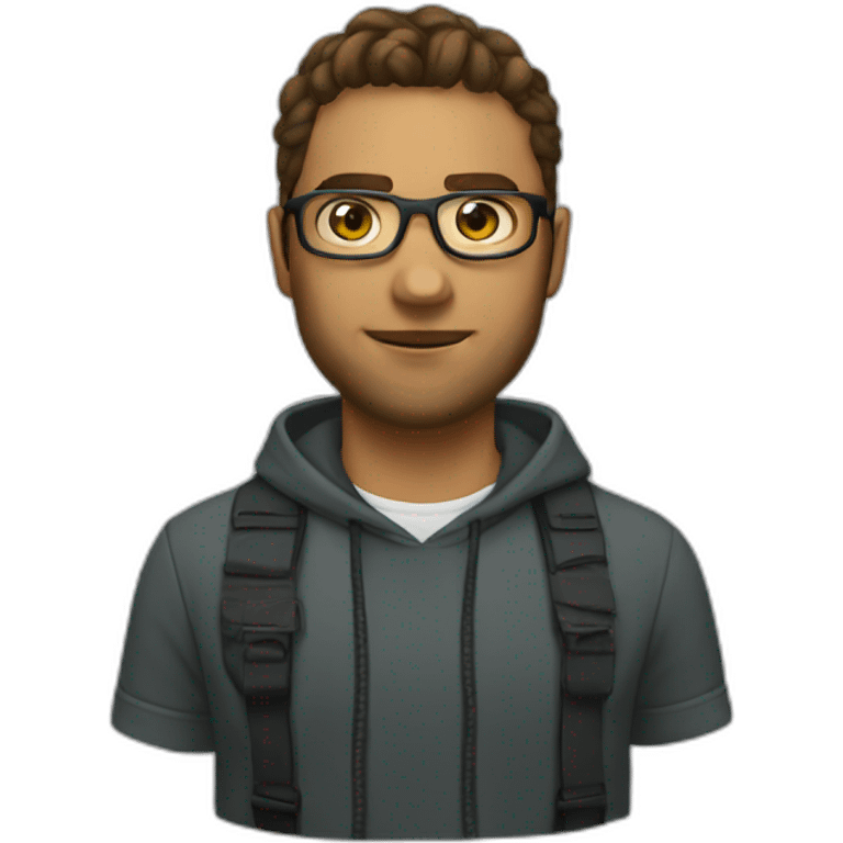 An indie hacker  emoji