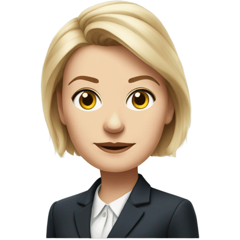 Mooper realistic Prime Minister of Denmark Mette Frederiksen emoji