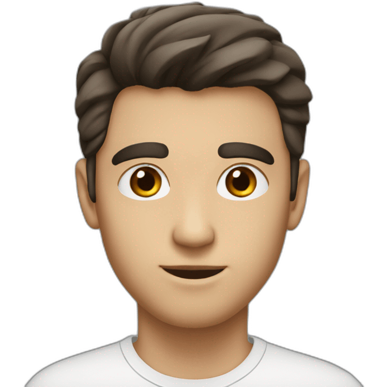 young-medium-dark-haired-white-heavy-eyebrows-man emoji