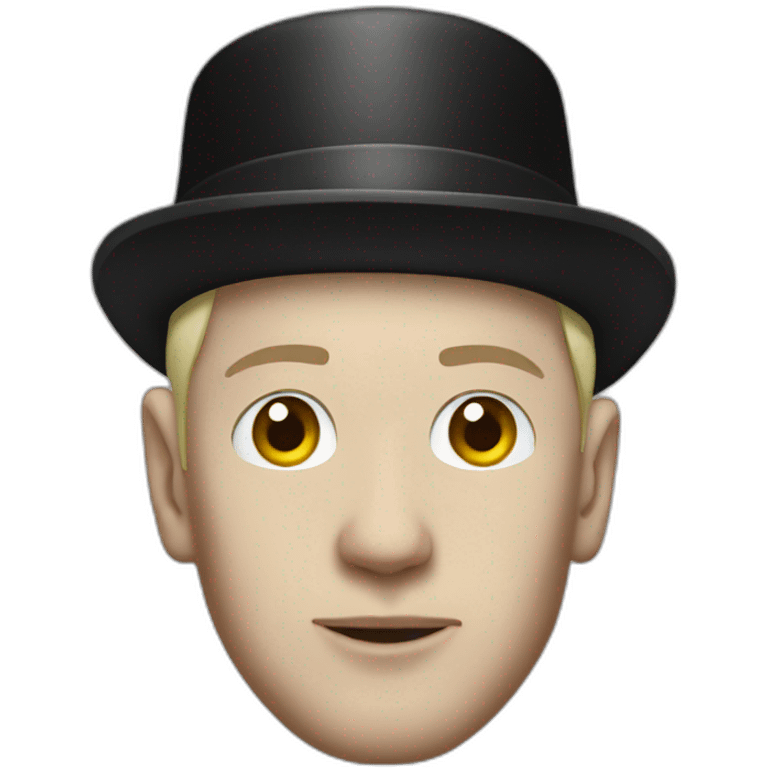 Eminem with a top hat emoji