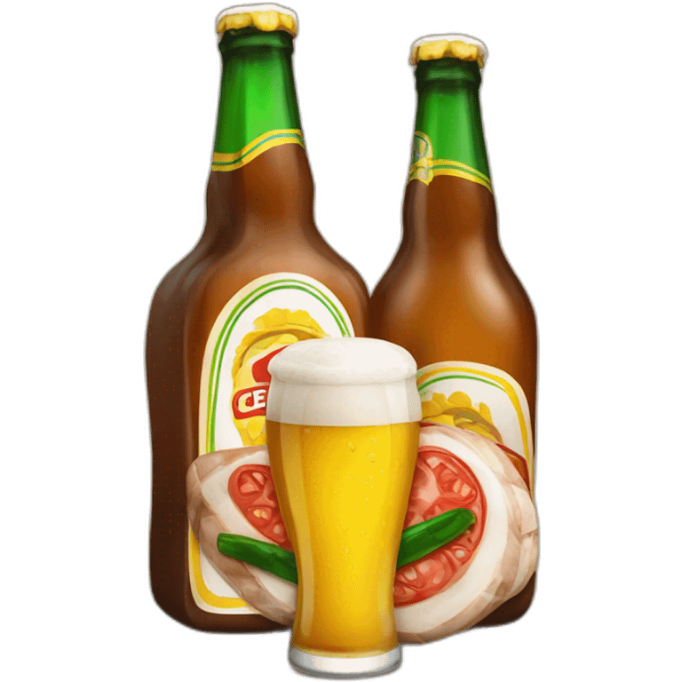 Cerveja churrasco emoji