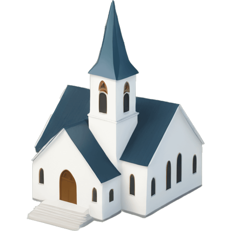 church in small town emoji