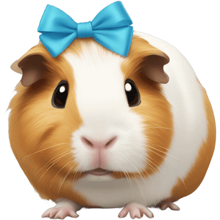 Guinea pig with a bow emoji