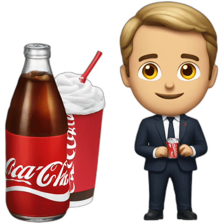 Macron+coke emoji