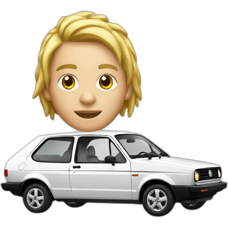 volkswagen gol branco emoji