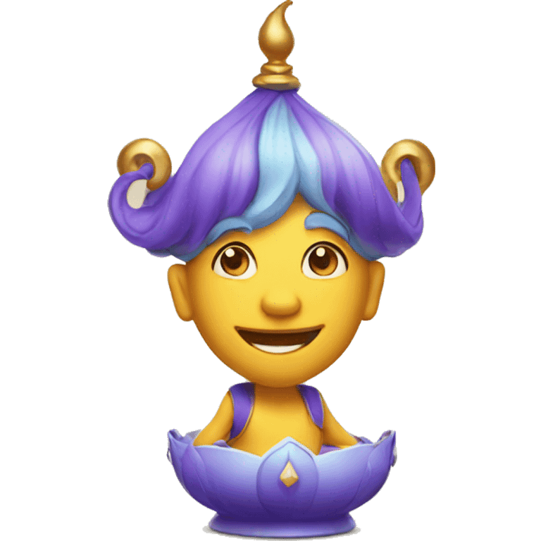 wishing genie emoji