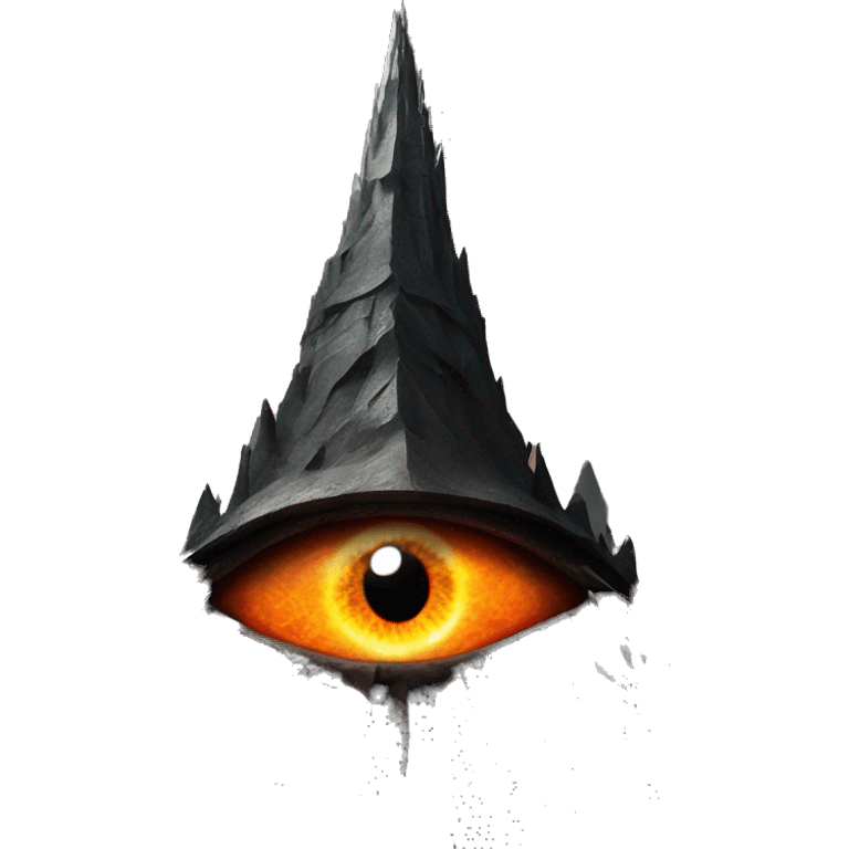 Eye of Sauron on a tower of Mordor emoji