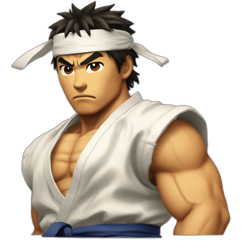 ryu street fighter  emoji