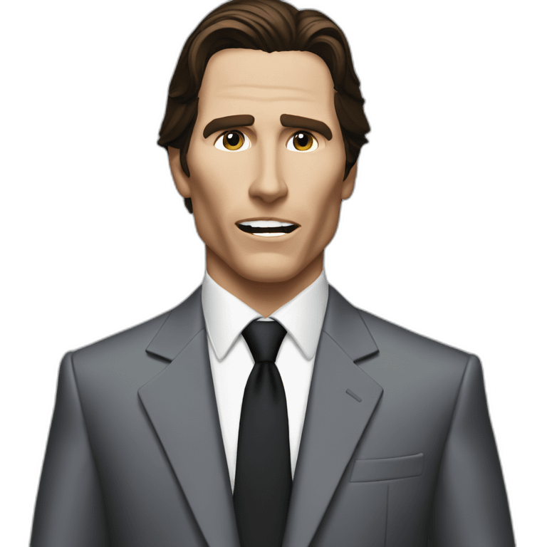 Christian Bale American Psycho emoji