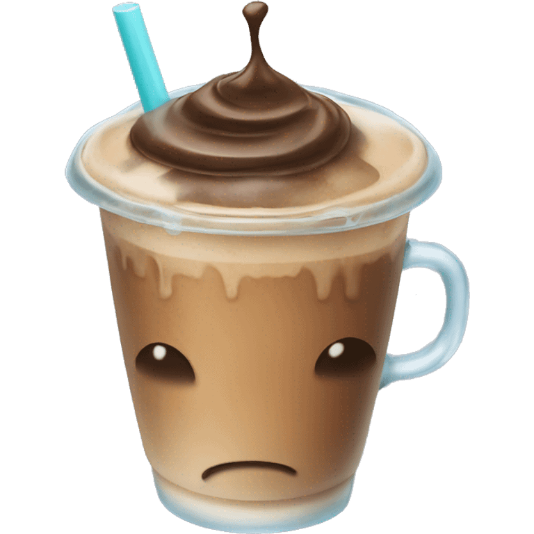 Iced coffee  emoji