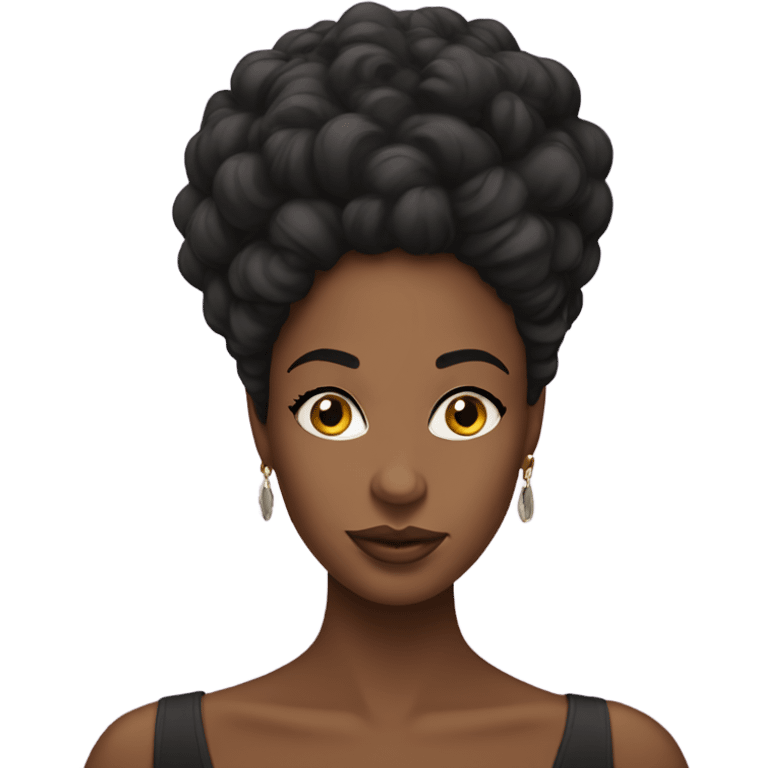 coquette black women emoji