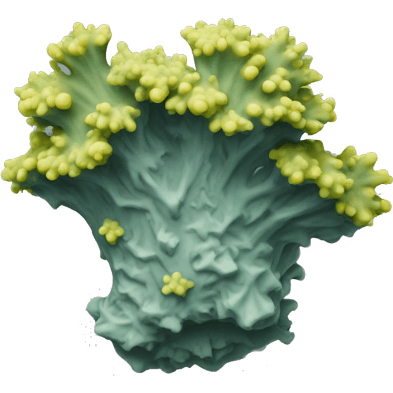 lichen with corall emoji