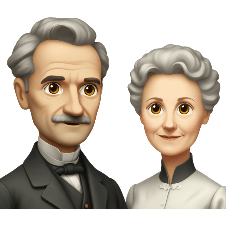 Pierre and Marie Curie emoji