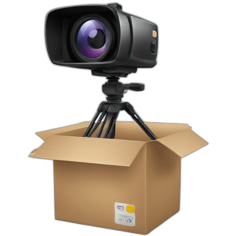 box with video camera emoji