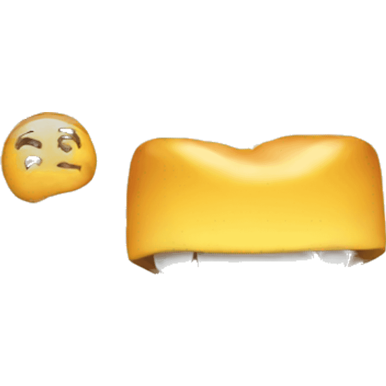 Emoji with big cheesy smile emoji