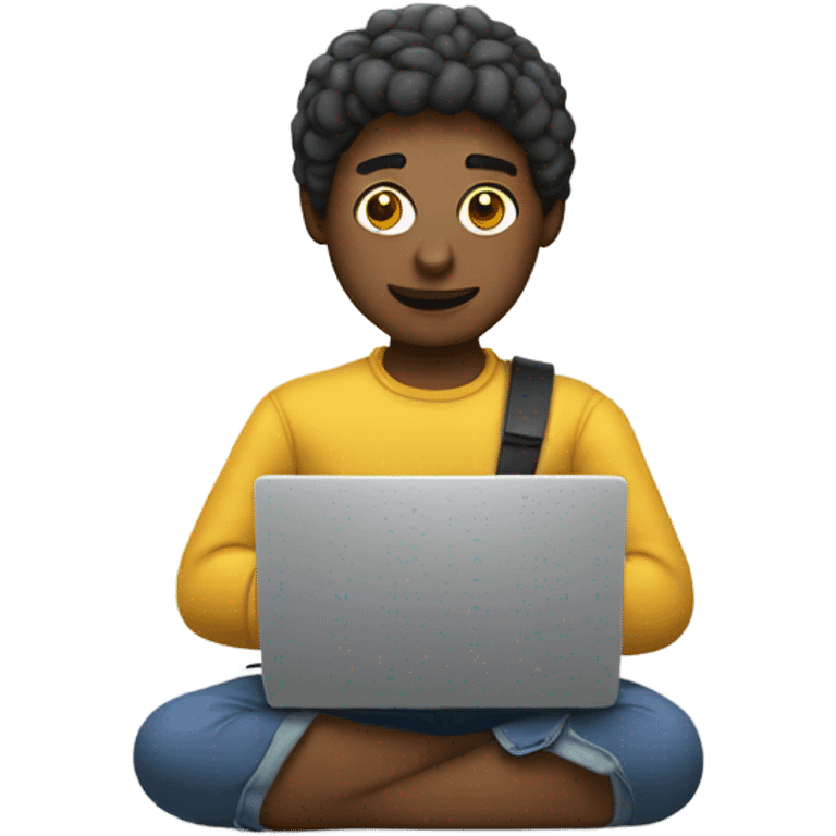 crea un emojii de una persona con una laptop emoji