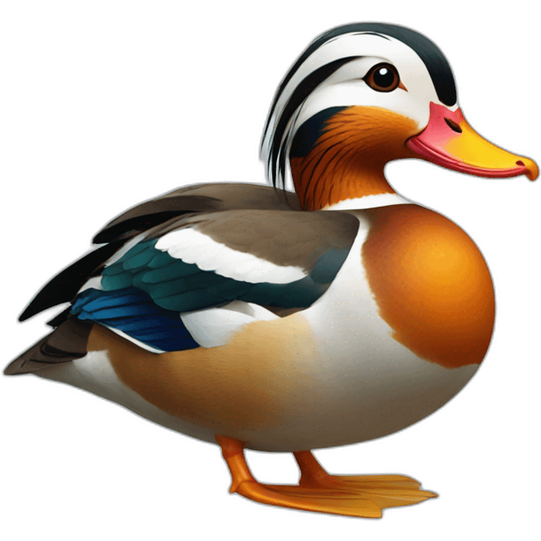 Mandarin duck emoji