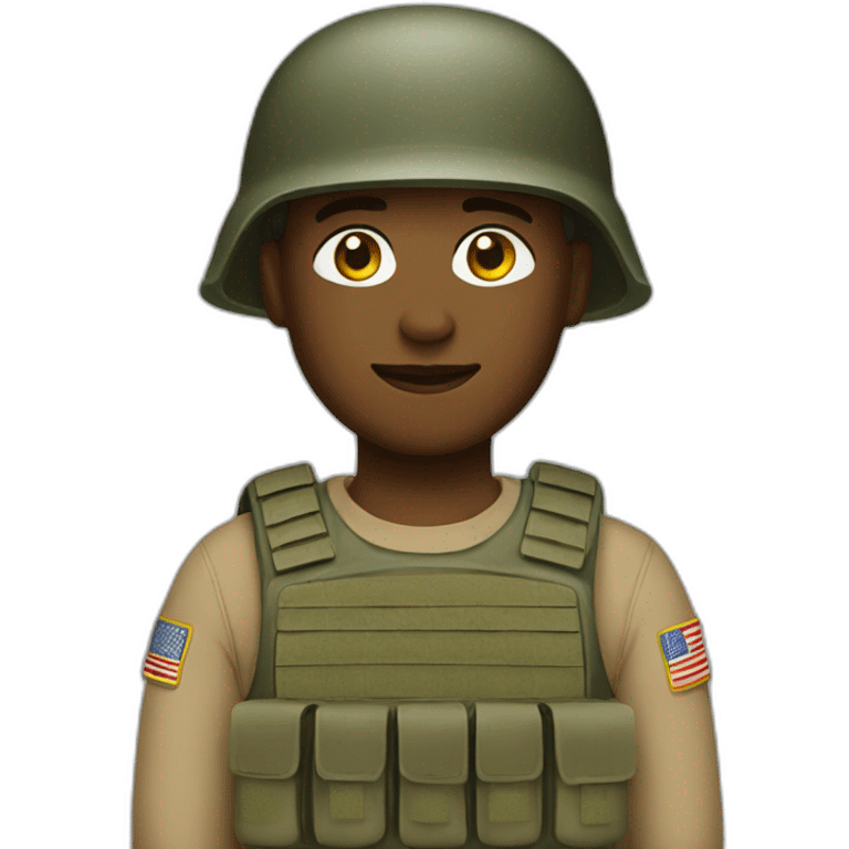 american soldier emoji