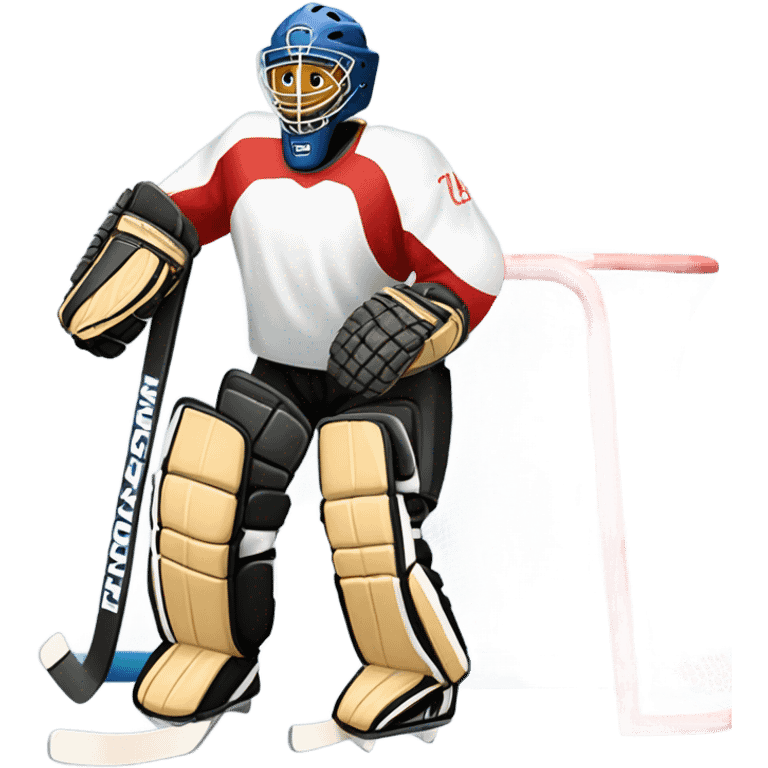 Hockey goalie emoji