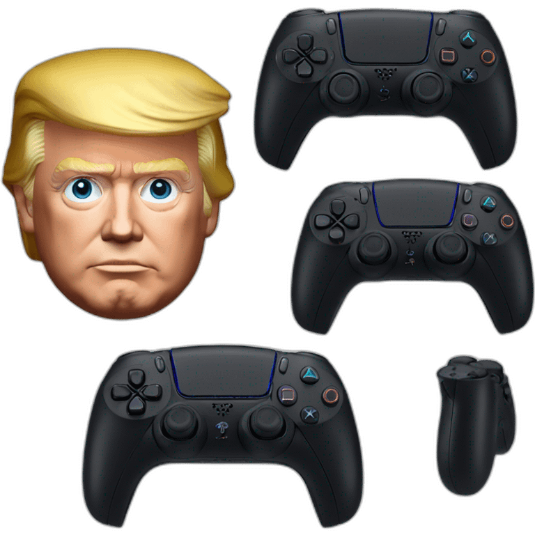 realistic Donald Trump Branded PS5 Console (REAL!!!) emoji