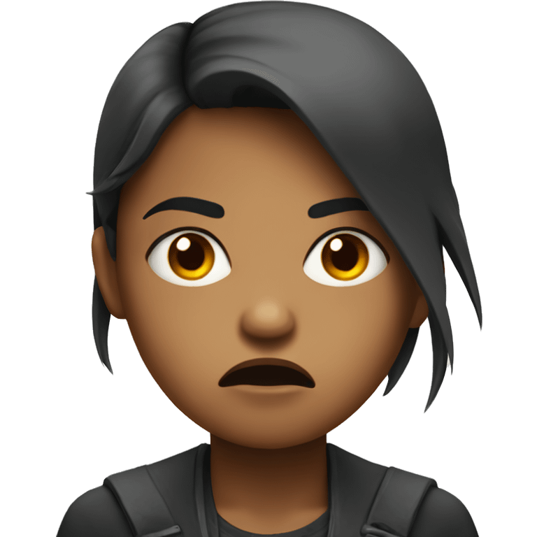 Angry girl  emoji