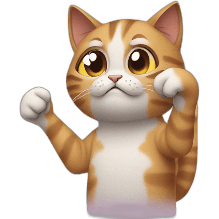 Cat thumbs down emoji