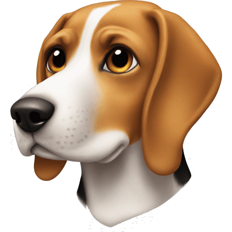 A nice looking beagle  emoji