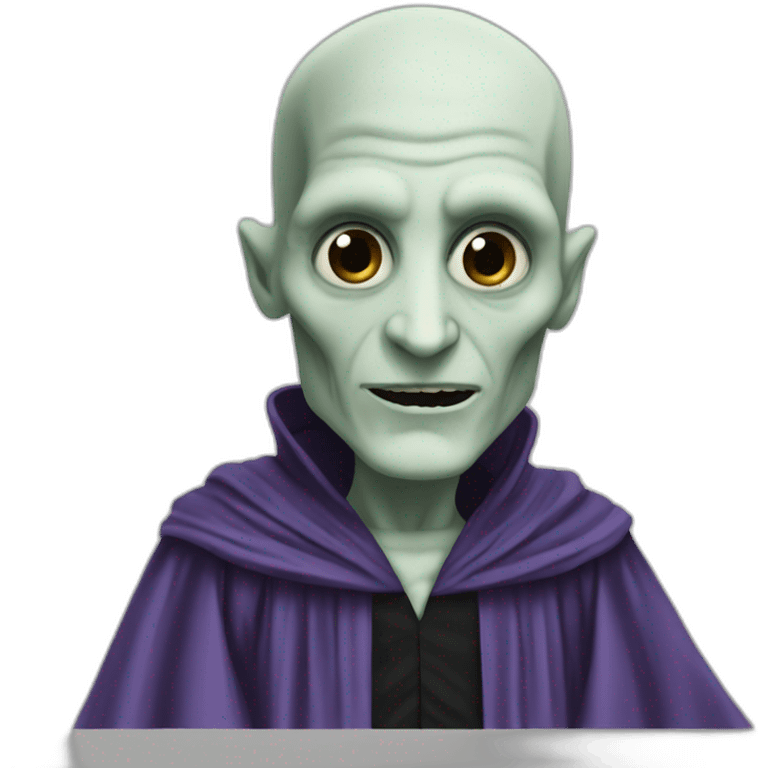 Voldemort en robe emoji