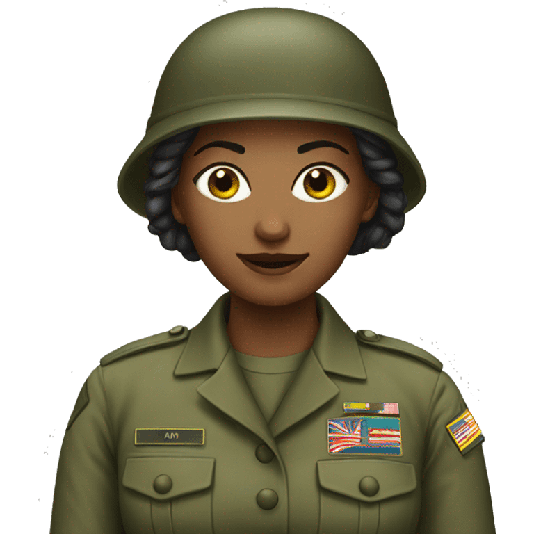 woman army emoji