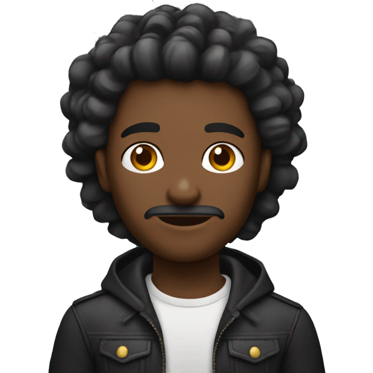 Persona de pelo negro con corona  emoji