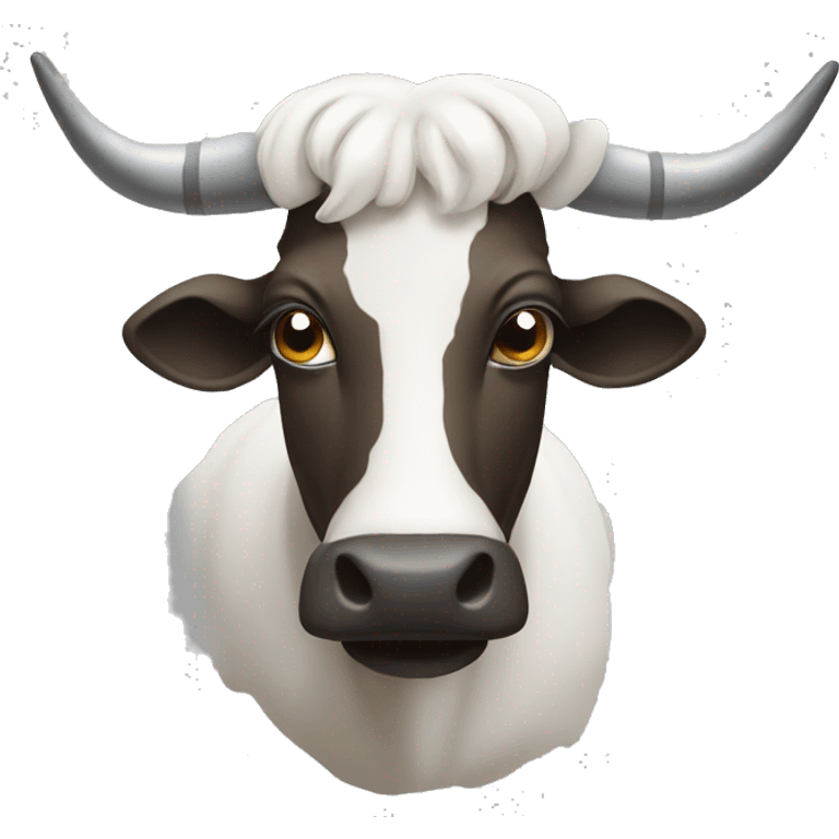 Vaca enferma  emoji