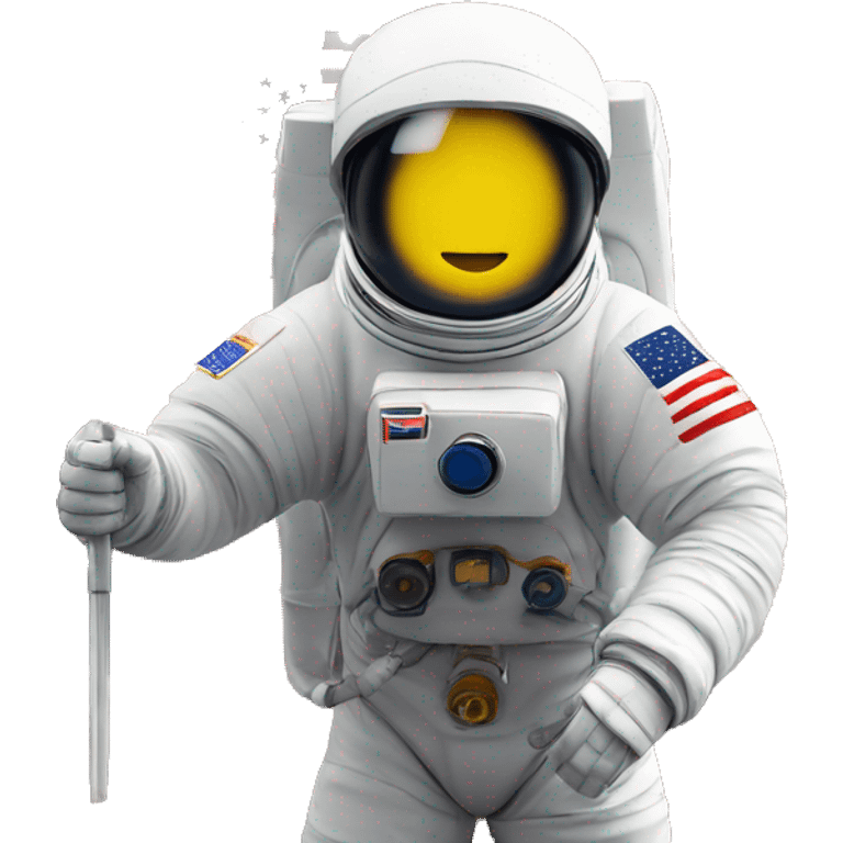 cryptocurrency bitcoin astronaut moon flag emoji