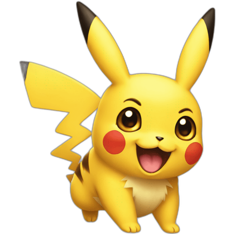 happy pikachu emoji