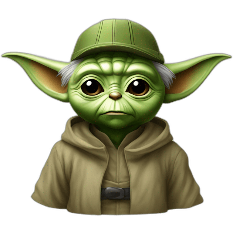 Yoda Ukrain army best general cap  emoji