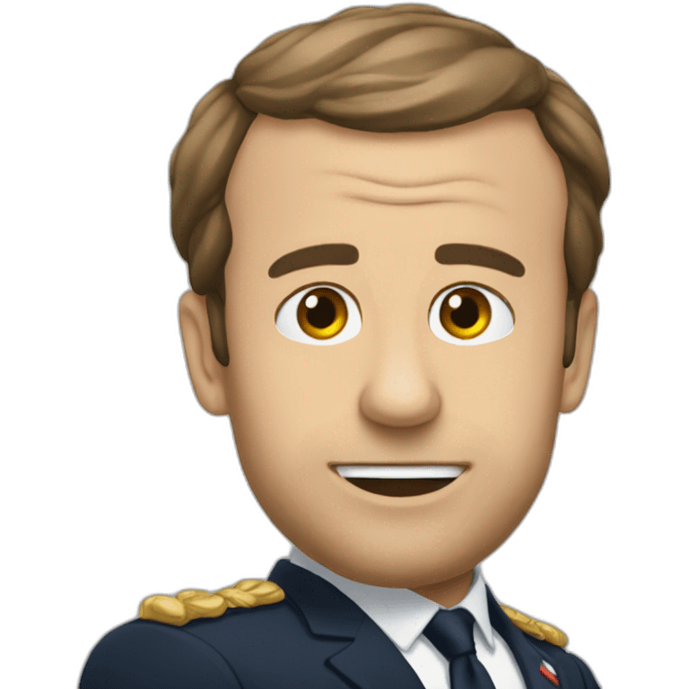 Macron qui dort emoji