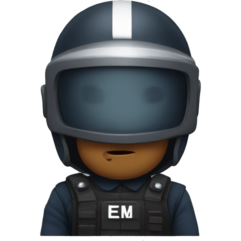 Riot police emoji