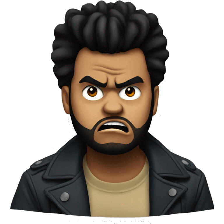 the weeknd angry emoji