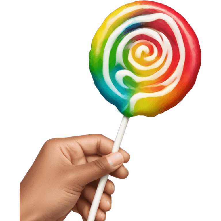 me sucking lollipop emoji