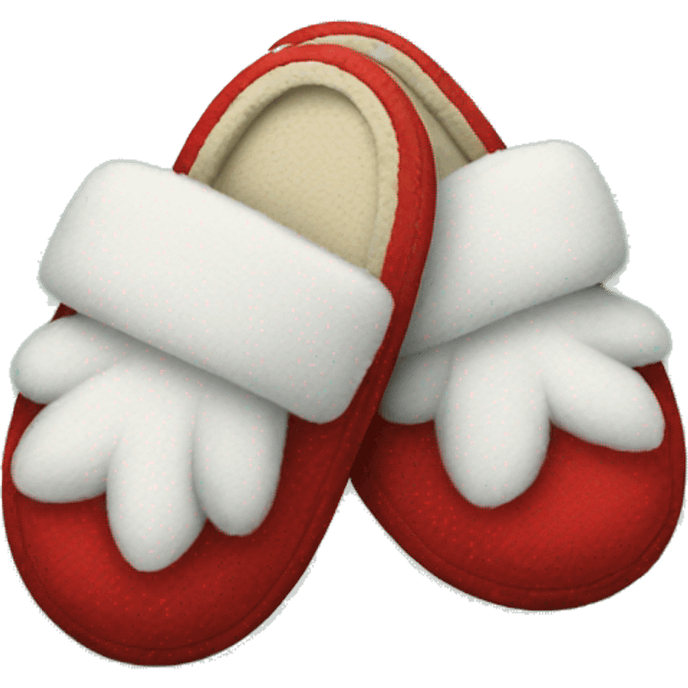 Christmas slippers emoji