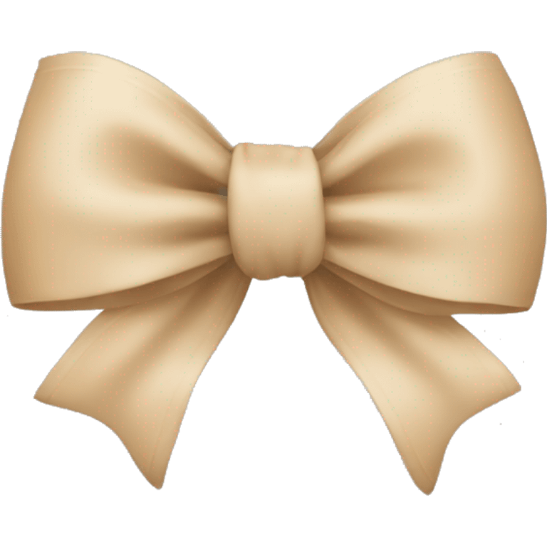 Beige Bow emoji