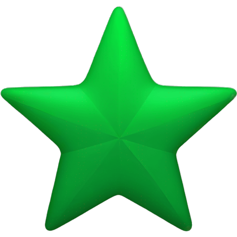 A green star flag emoji