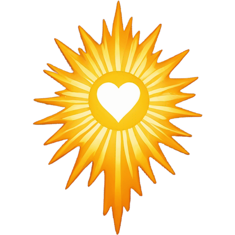 Sun heart emoji